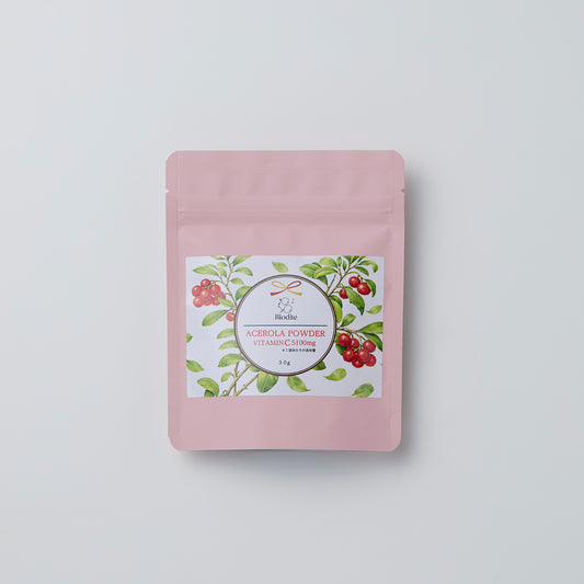 ACEROLA POWDER VITAMIN C 5100mg (アセロラパウダービタミンC) 30g